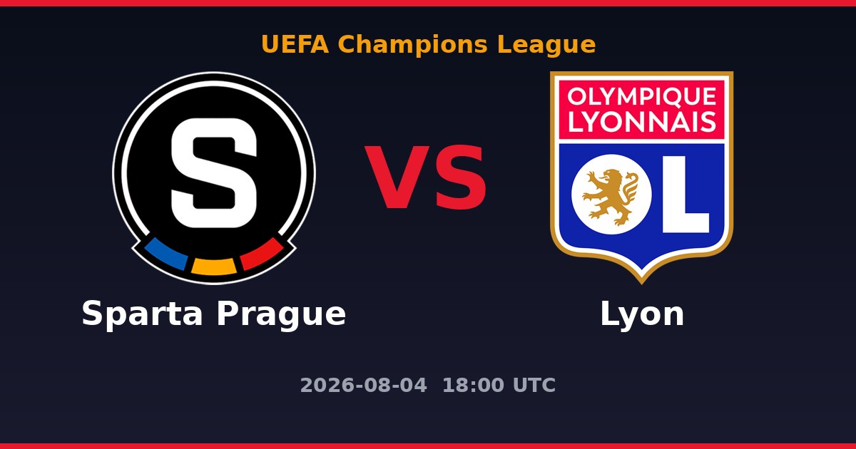 Sparta Prague vs Lyon prediction