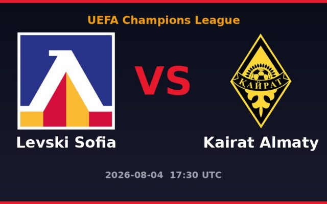 Levski Sofia vs Kairat Almaty prediction